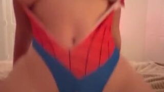 Salomelons – Salmunozz Spider Man Sex Tape Riding Cock
